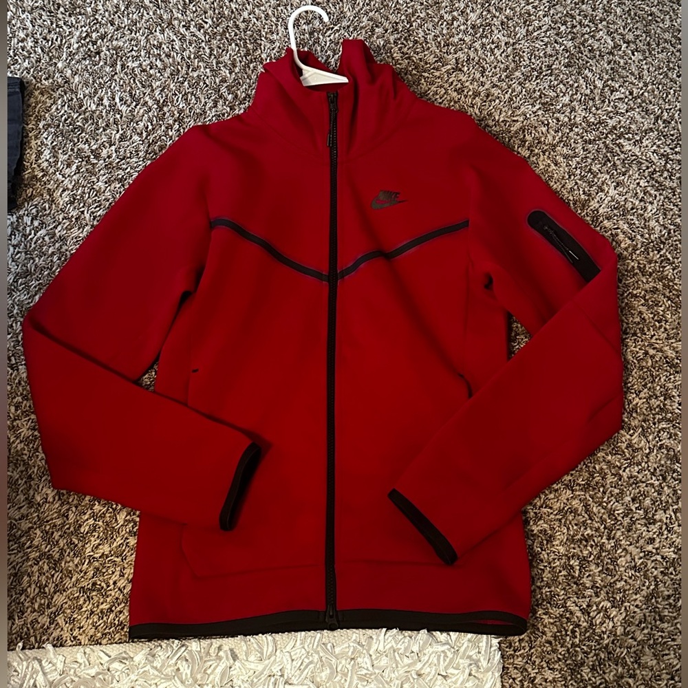 Men's extra small red Nike tech